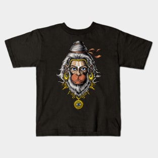 Hanuman Hindu God Kids T-Shirt